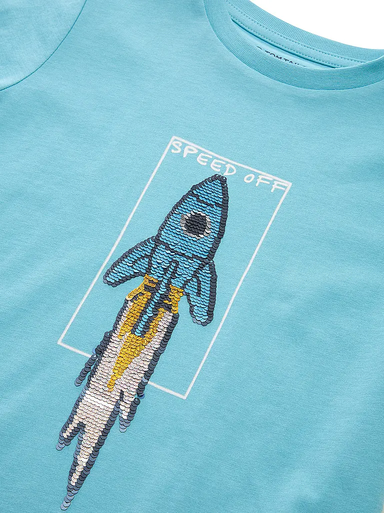 TOM TAILOR | Jungen Langarmshirt  | Azul claro