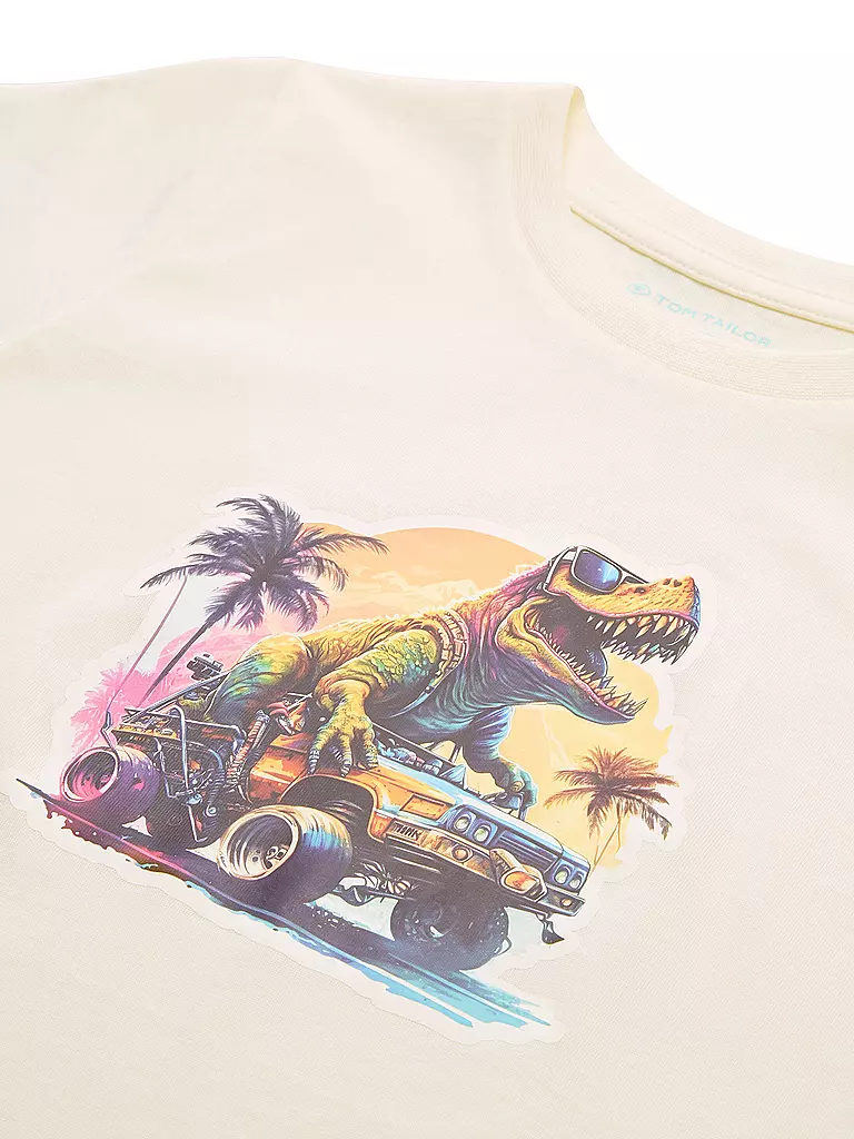 TOM TAILOR | Jungen T-Shirt  | Blanco