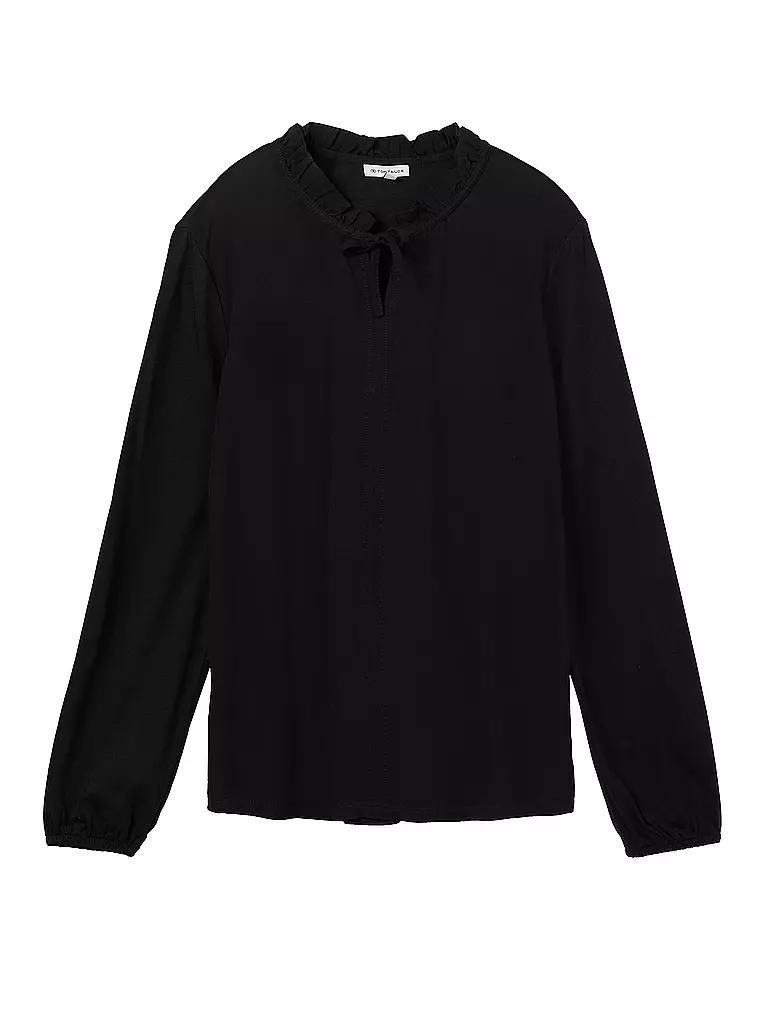 TOM TAILOR | Langarmshirt  | Negro