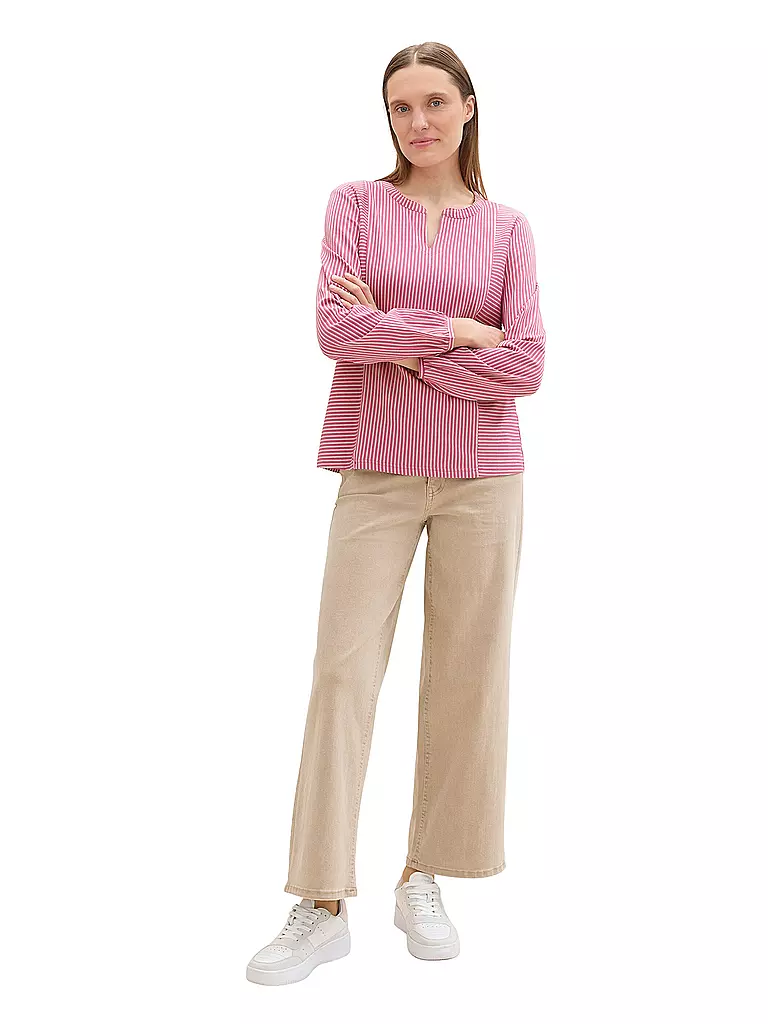 TOM TAILOR | Langarmshirt  | Fucsia