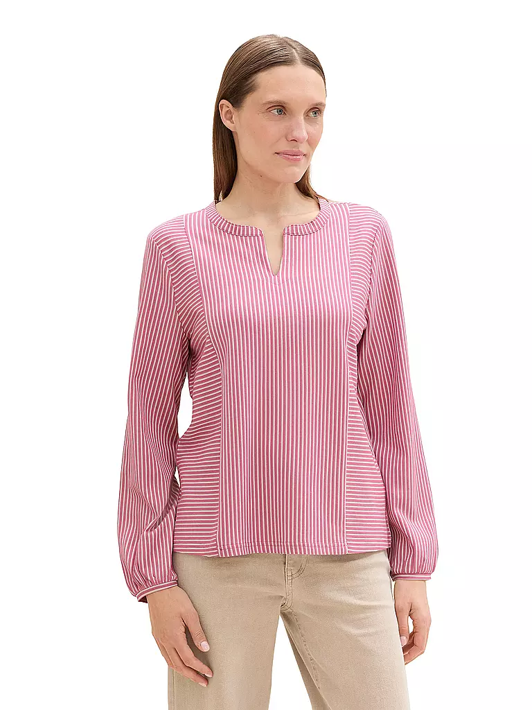 TOM TAILOR | Langarmshirt  | Fucsia
