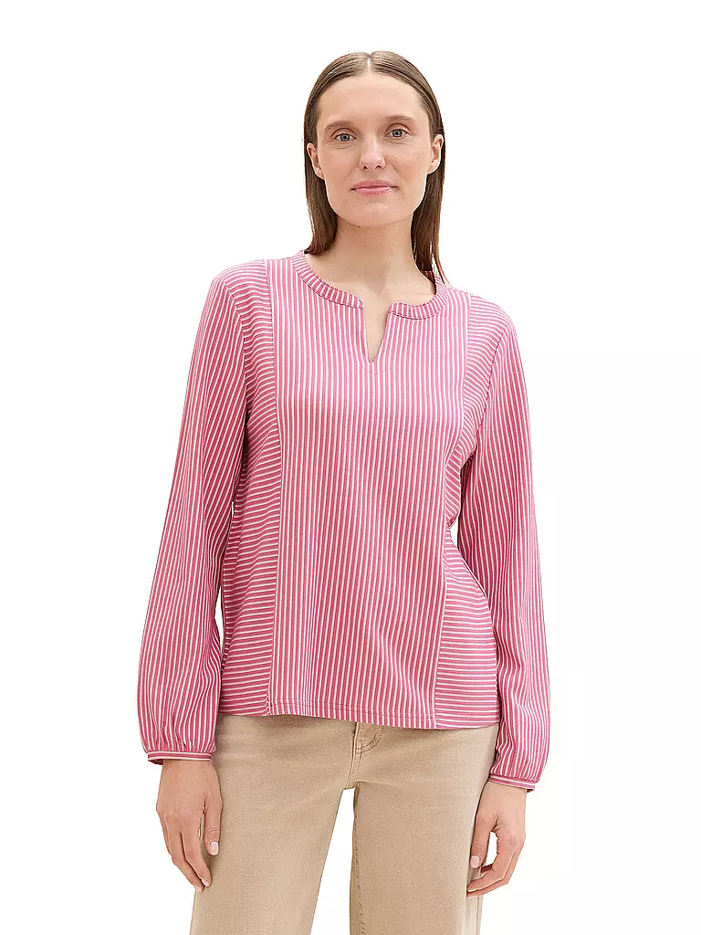TOM TAILOR | Langarmshirt  | Fucsia