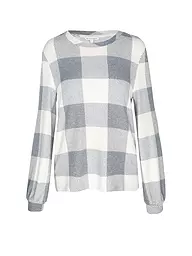 TOM TAILOR | Langarmshirt COSY CHECK | Gris claro
