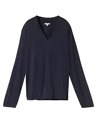TOM TAILOR | Langarmshirt | Azul oscuro
