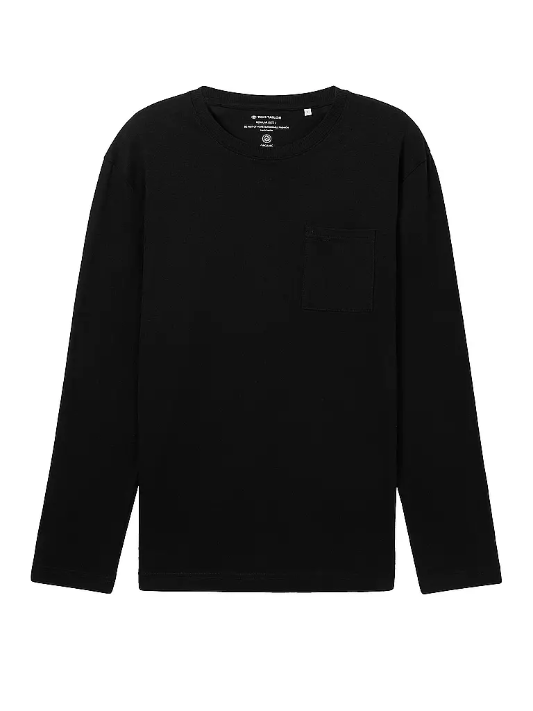 TOM TAILOR | Langarmshirt | Negro