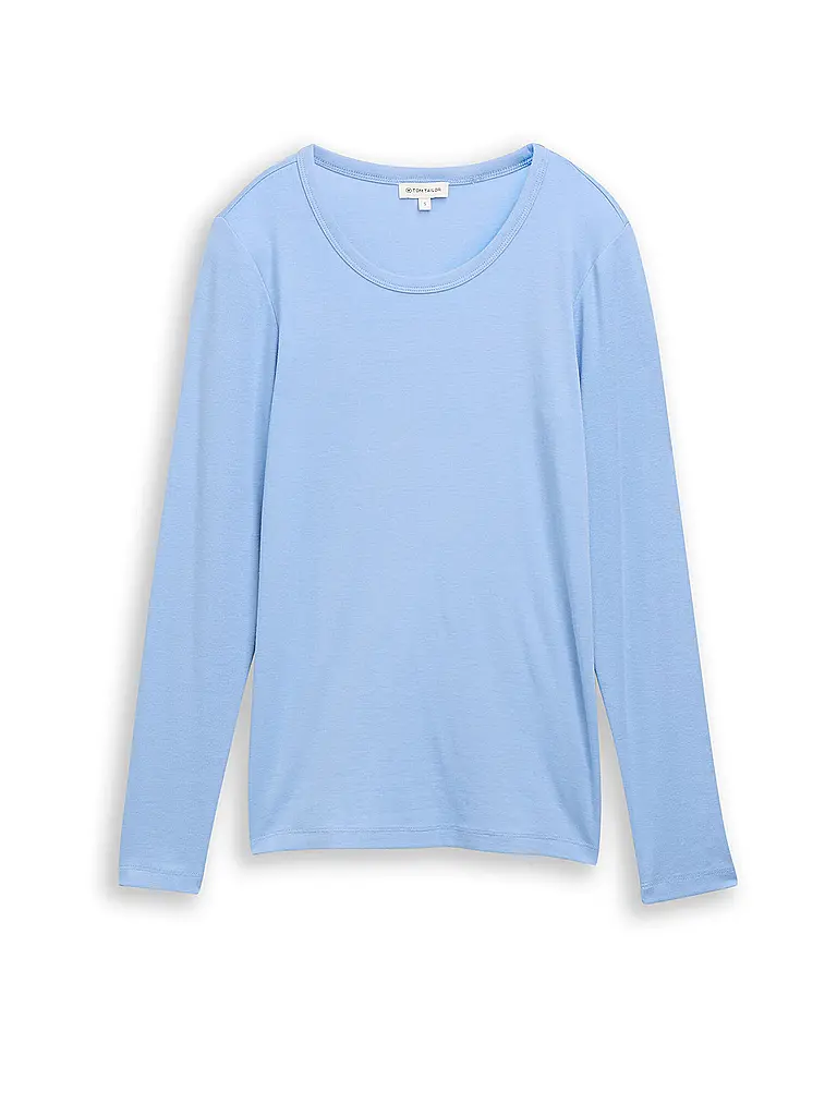 TOM TAILOR | Langarmshirt | Azul claro