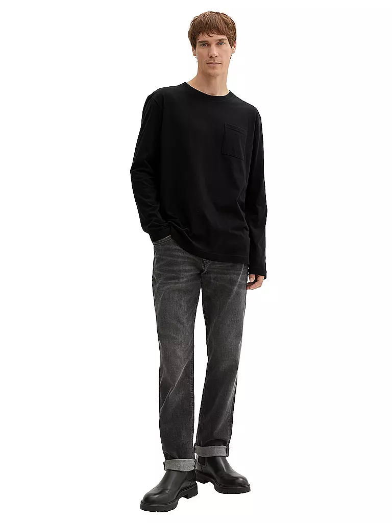 TOM TAILOR | Langarmshirt | Negro