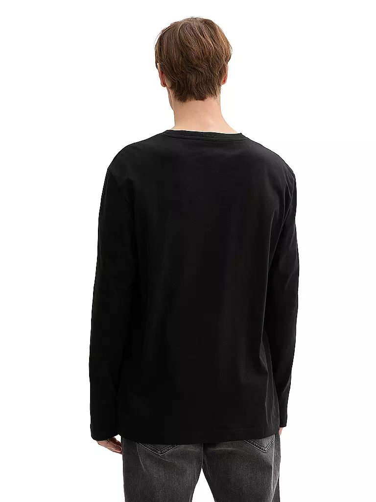 TOM TAILOR | Langarmshirt | Negro