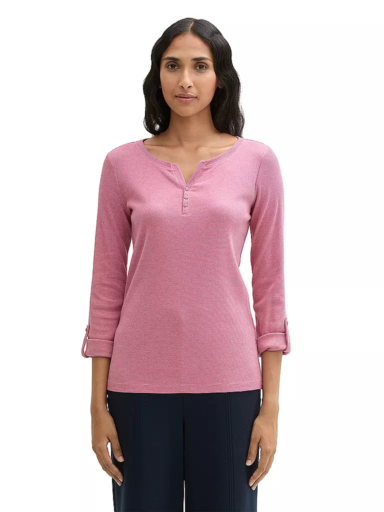 TOM TAILOR | Langarmshirt | Fucsia