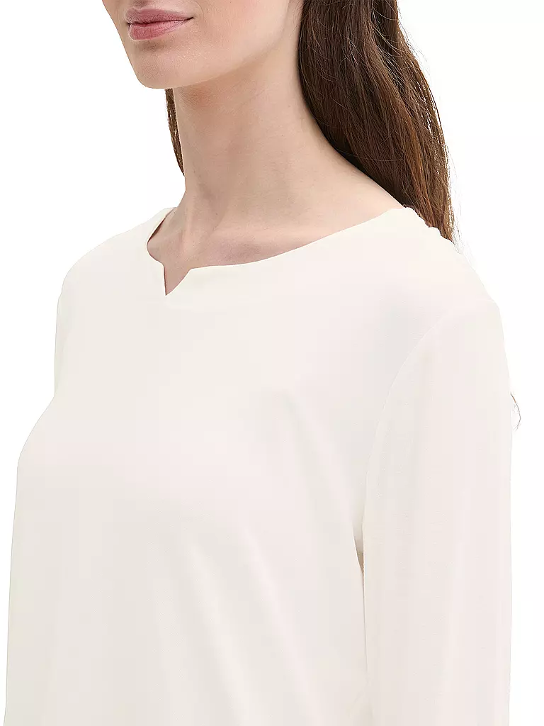 TOM TAILOR | Langarmshirt | Blanco