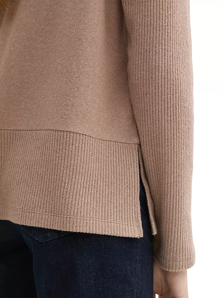 TOM TAILOR | Langarmshirt | Beige