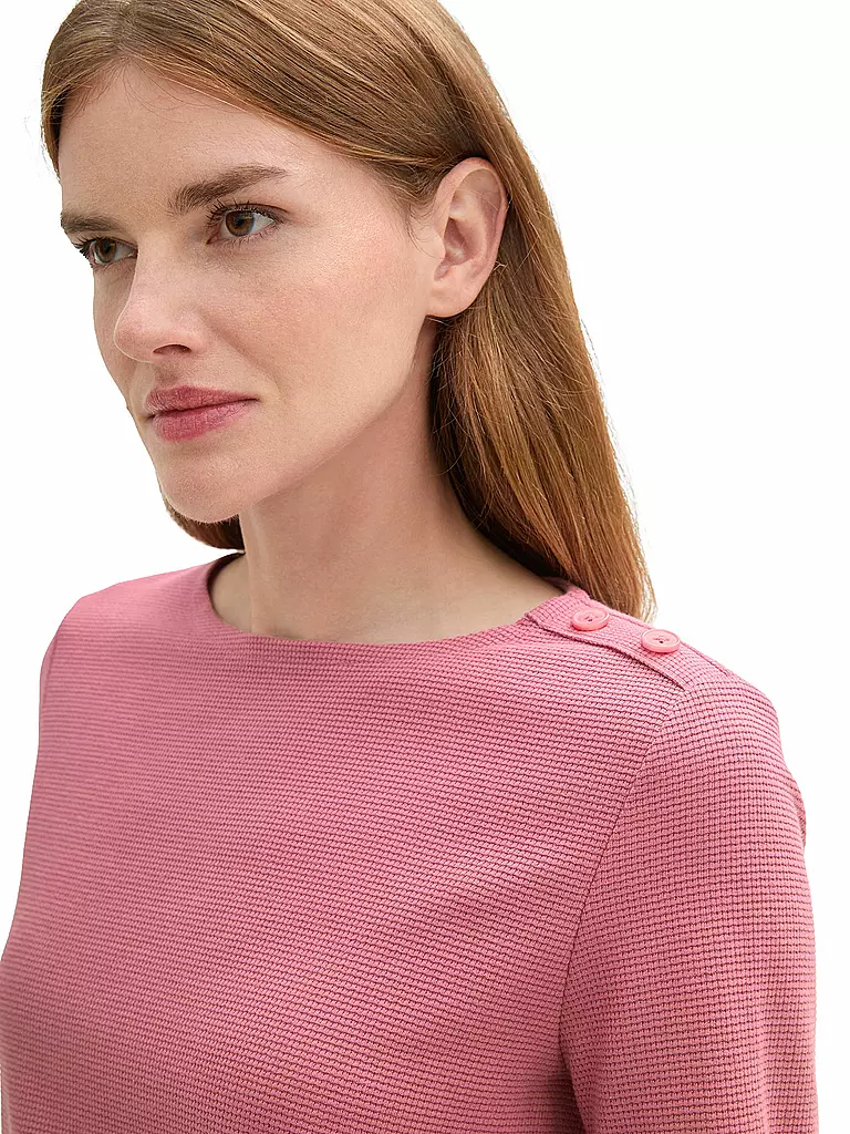 TOM TAILOR | Langarmshirt | Rosa