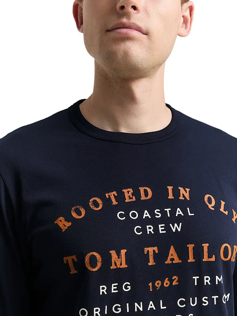 TOM TAILOR | Langarmshirt | Azul