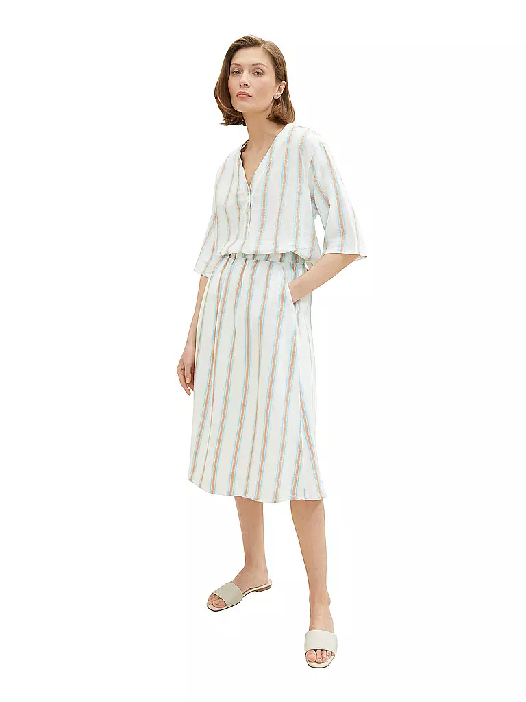 TOM TAILOR | Leinenrock | Crema