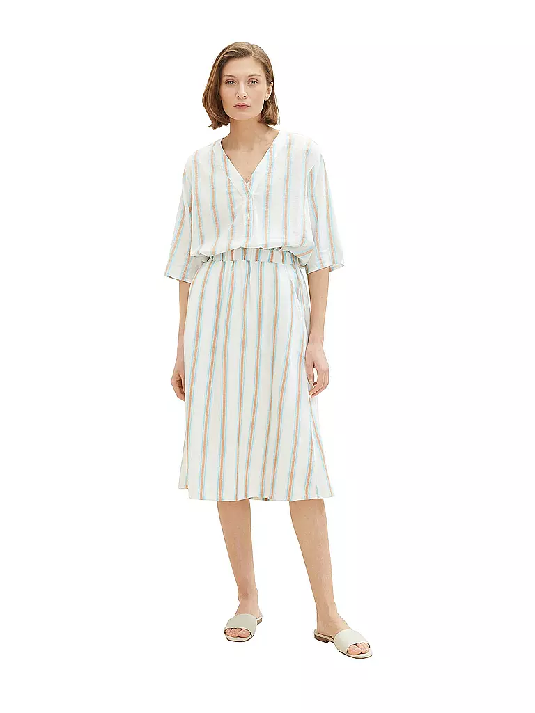 TOM TAILOR | Leinenrock | Crema
