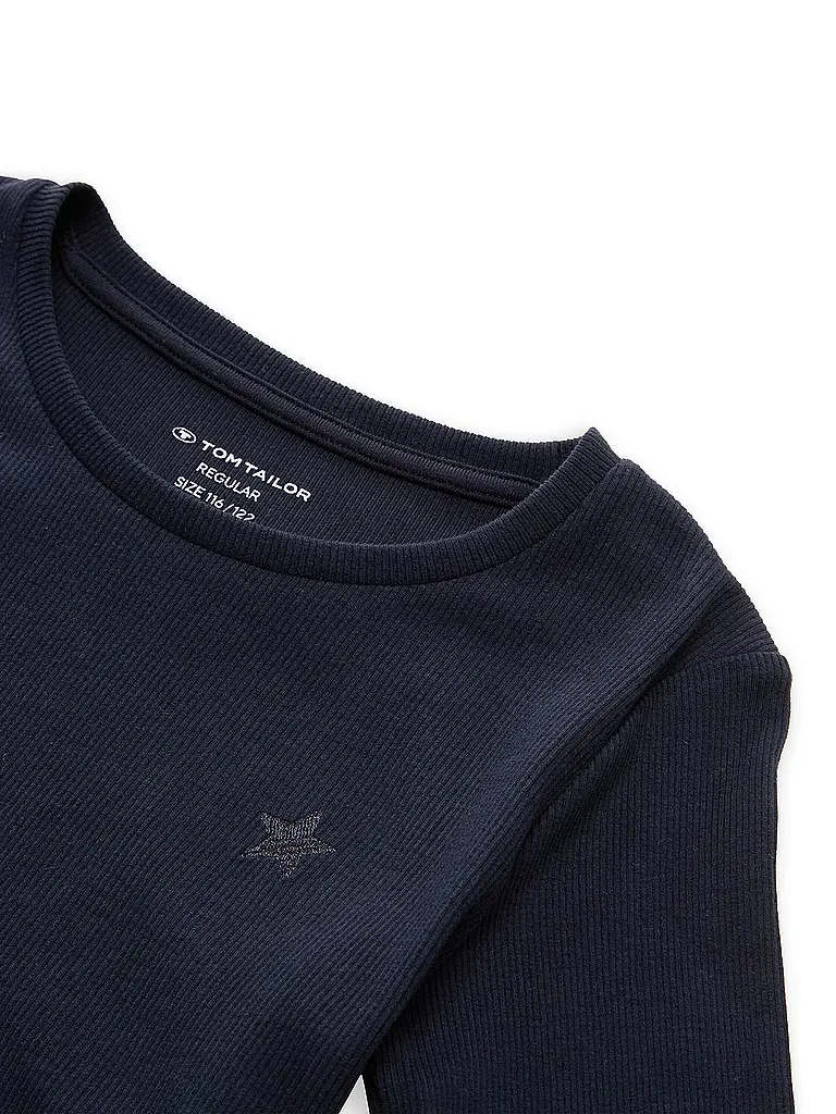 TOM TAILOR | Mädchen Langarmshirt  | Azul oscuro