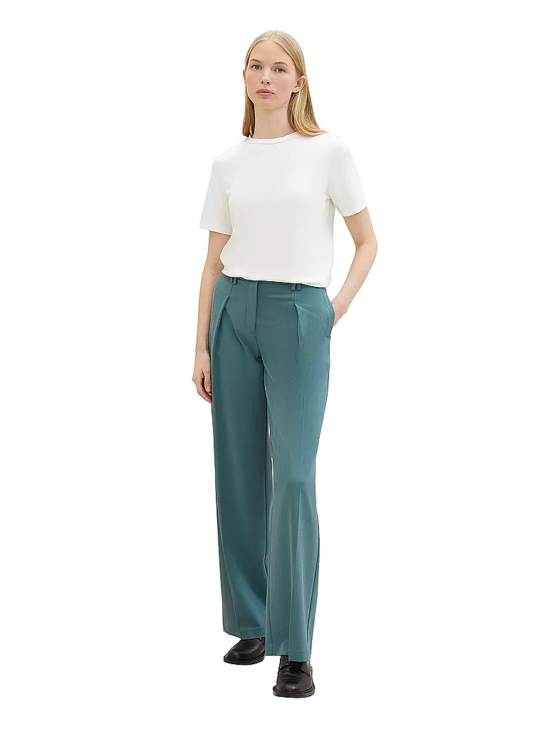 TOM TAILOR | Marlenehose | Verde