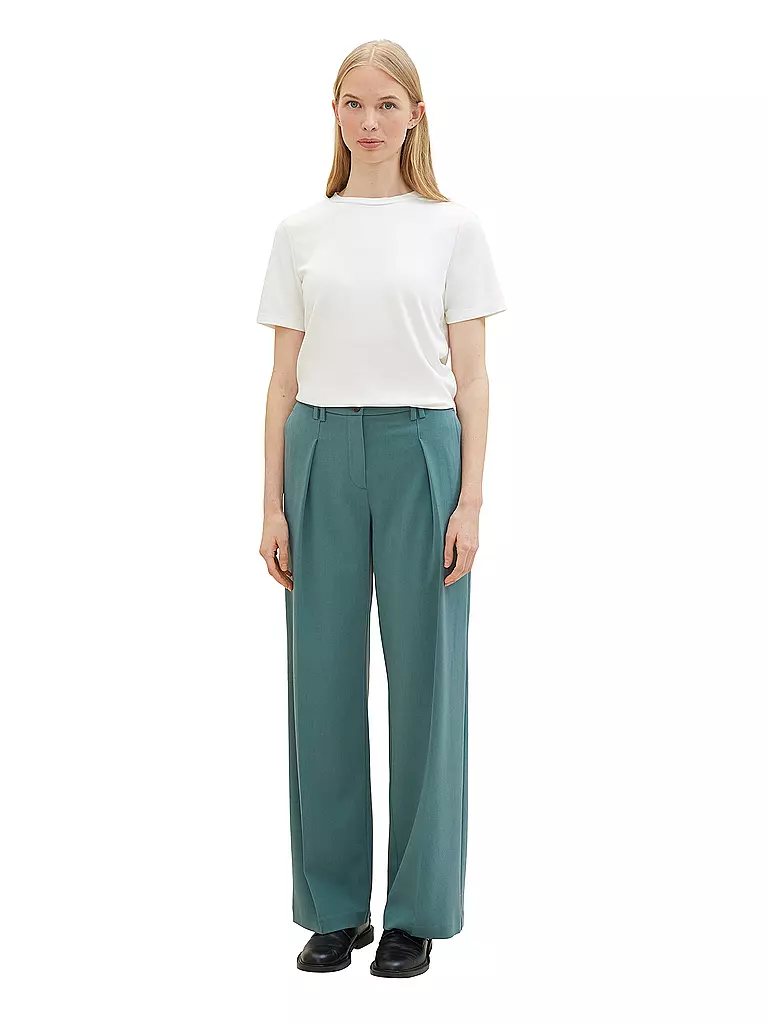 TOM TAILOR | Marlenehose | Verde