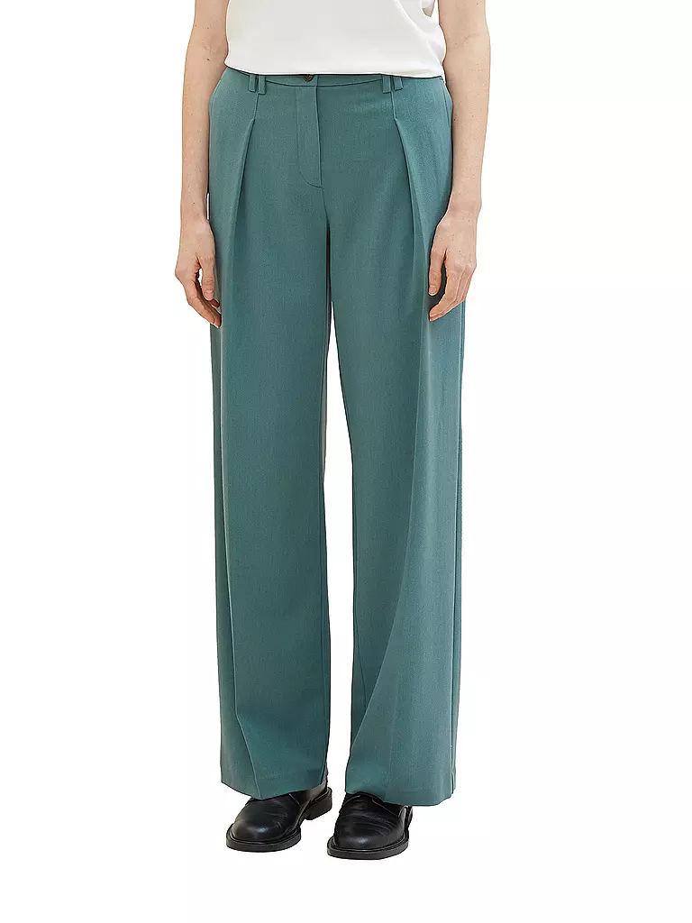 TOM TAILOR | Marlenehose | Verde