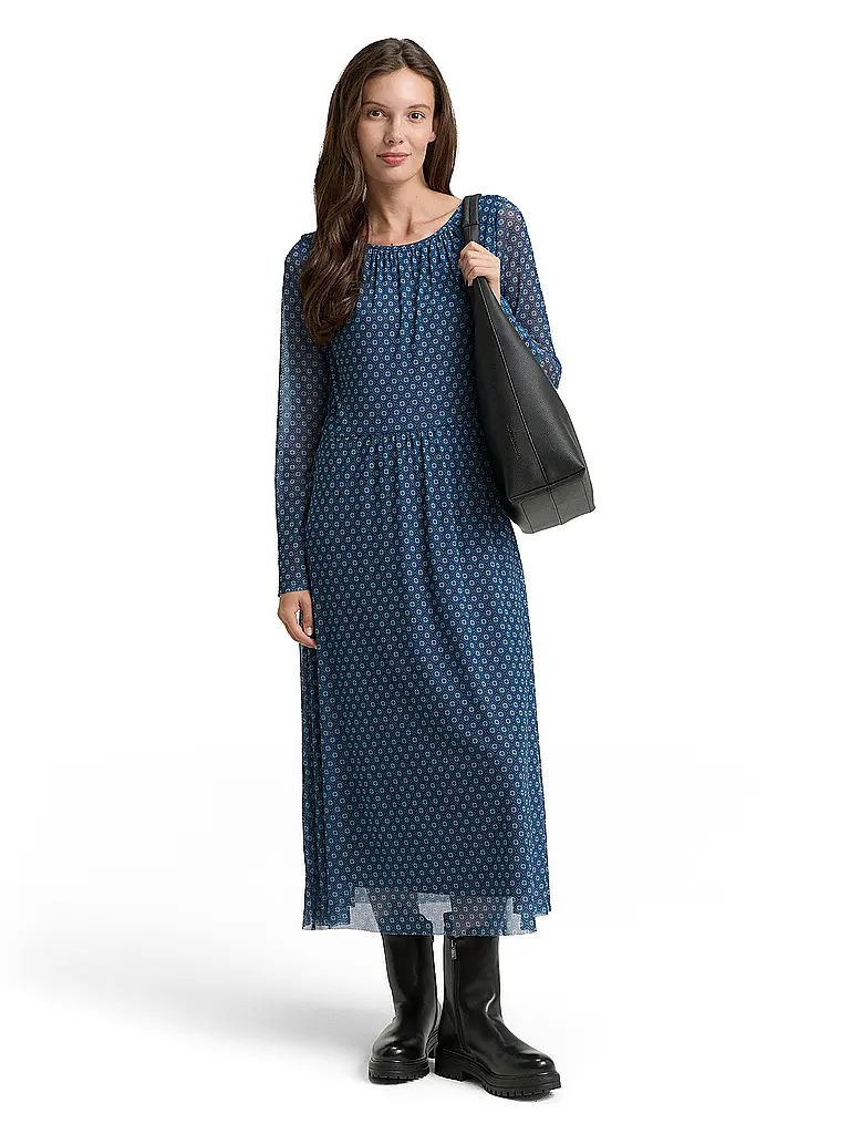 TOM TAILOR | Maxi vestido | Petróleo