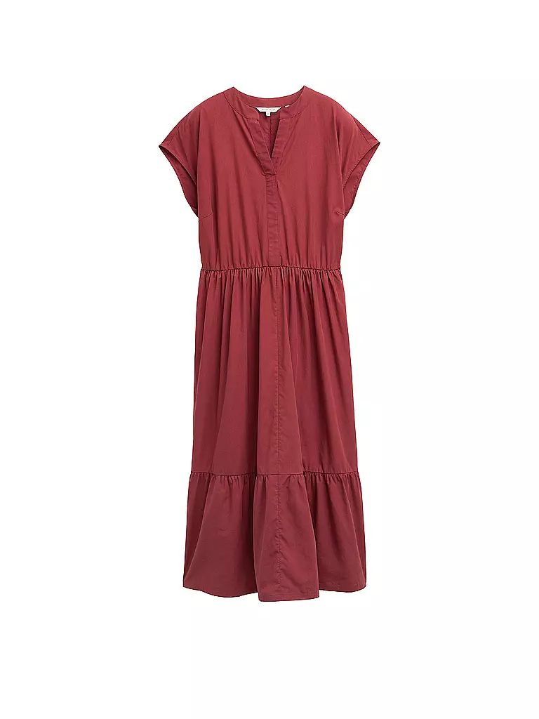 TOM TAILOR | Maxivestido | Rojo oscuro