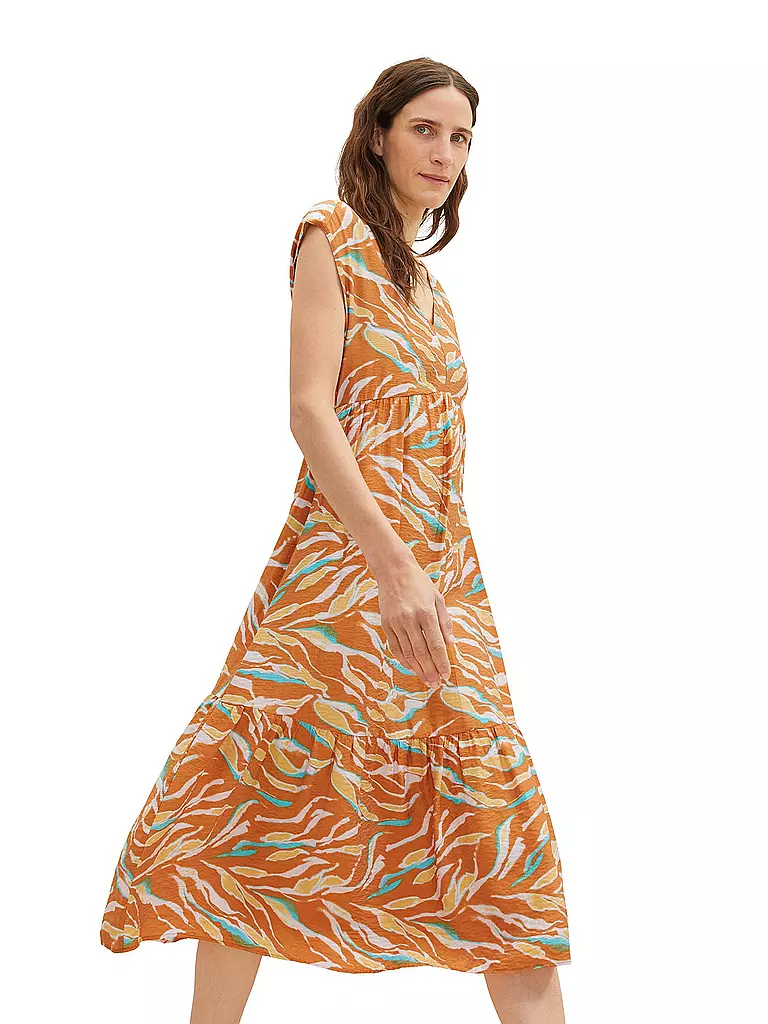 TOM TAILOR | Midikleid  | Marrón
