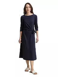 TOM TAILOR | Midikleid | Azul oscuro
