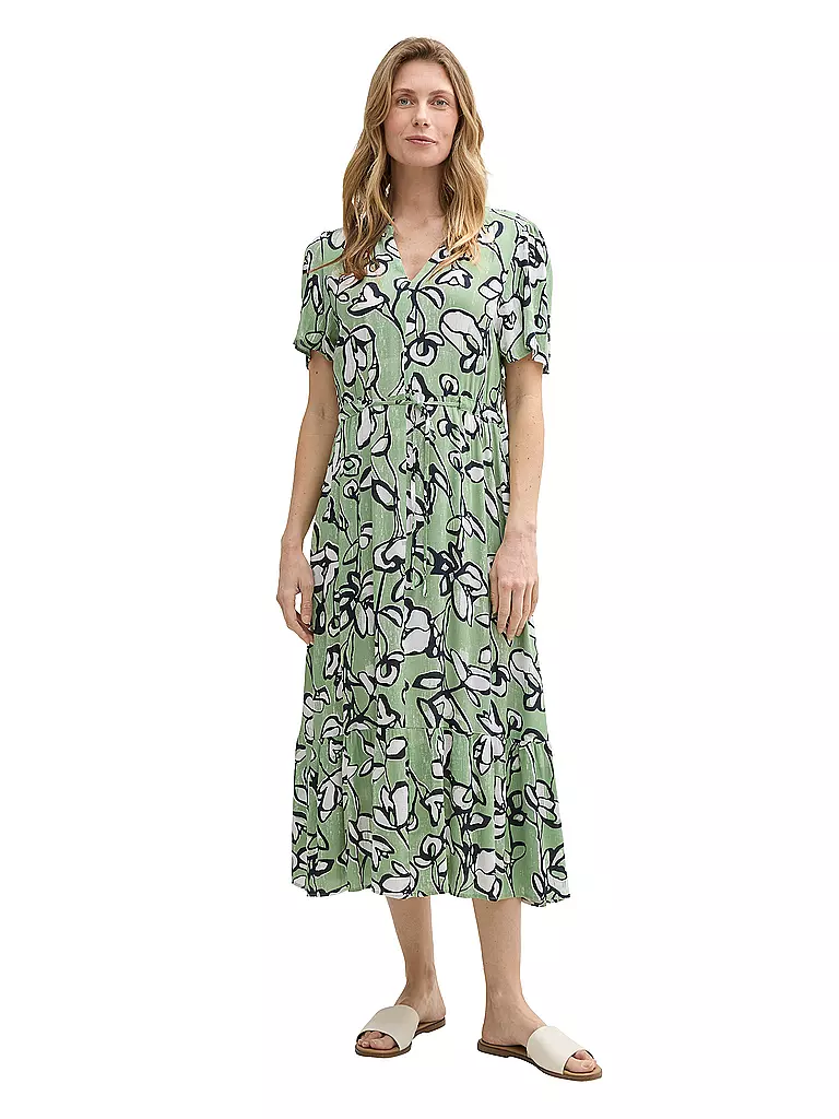 TOM TAILOR | Midikleid | Verde claro