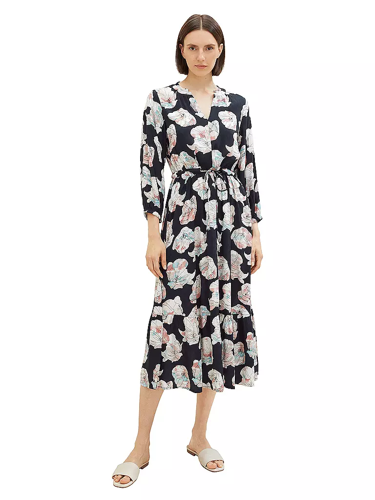 TOM TAILOR | Midikleid | Negro