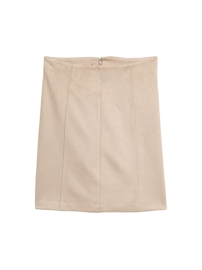 TOM TAILOR | Minifalda de efecto cuero | Beige