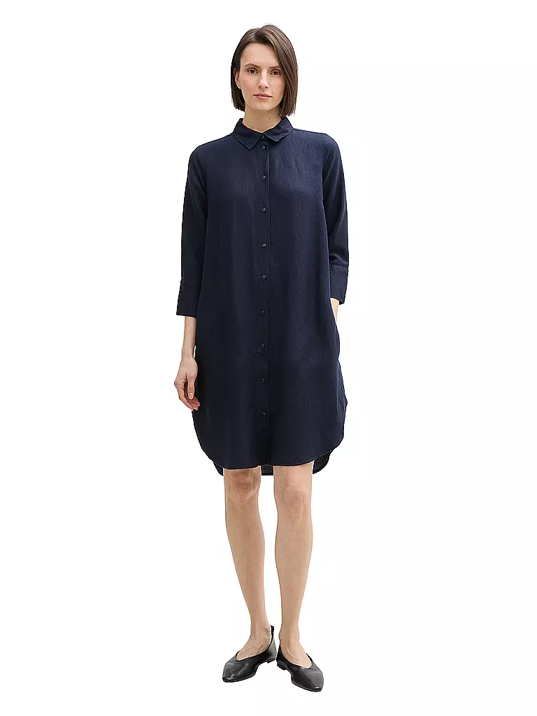 TOM TAILOR | Minivestido | Azul oscuro