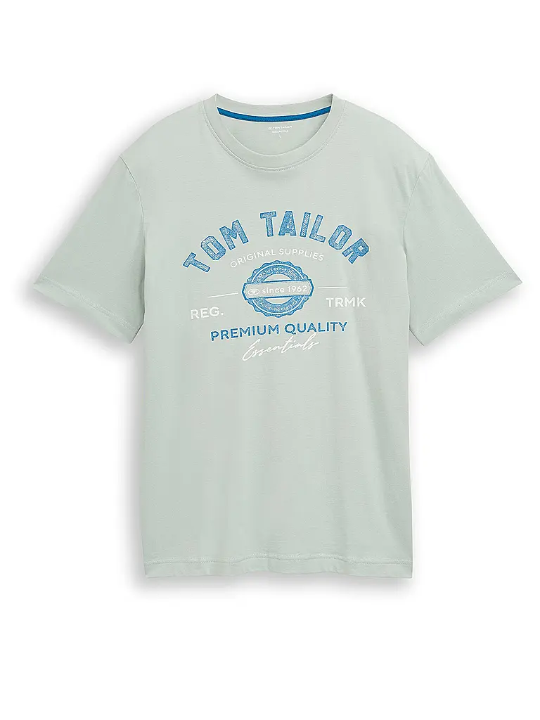 TOM TAILOR | Nombre del producto: Camiseta
Marca: TOM TAILOR
Color: verde
Categorías: Moda, Hombre

Largo de manga: Manga corta
Cuello: Cuello redondo
Material: Jersey, Algodón
Diseño: Logo
Corte (Prenda superior): Regular | Verde