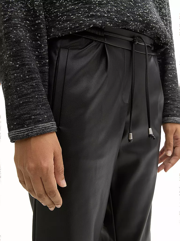 TOM TAILOR | Pantalón 7/8 | Negro
