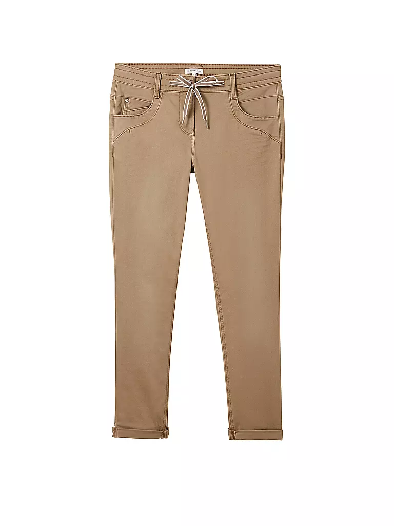 TOM TAILOR | Pantalón Tapered Relaxed Fit | camel