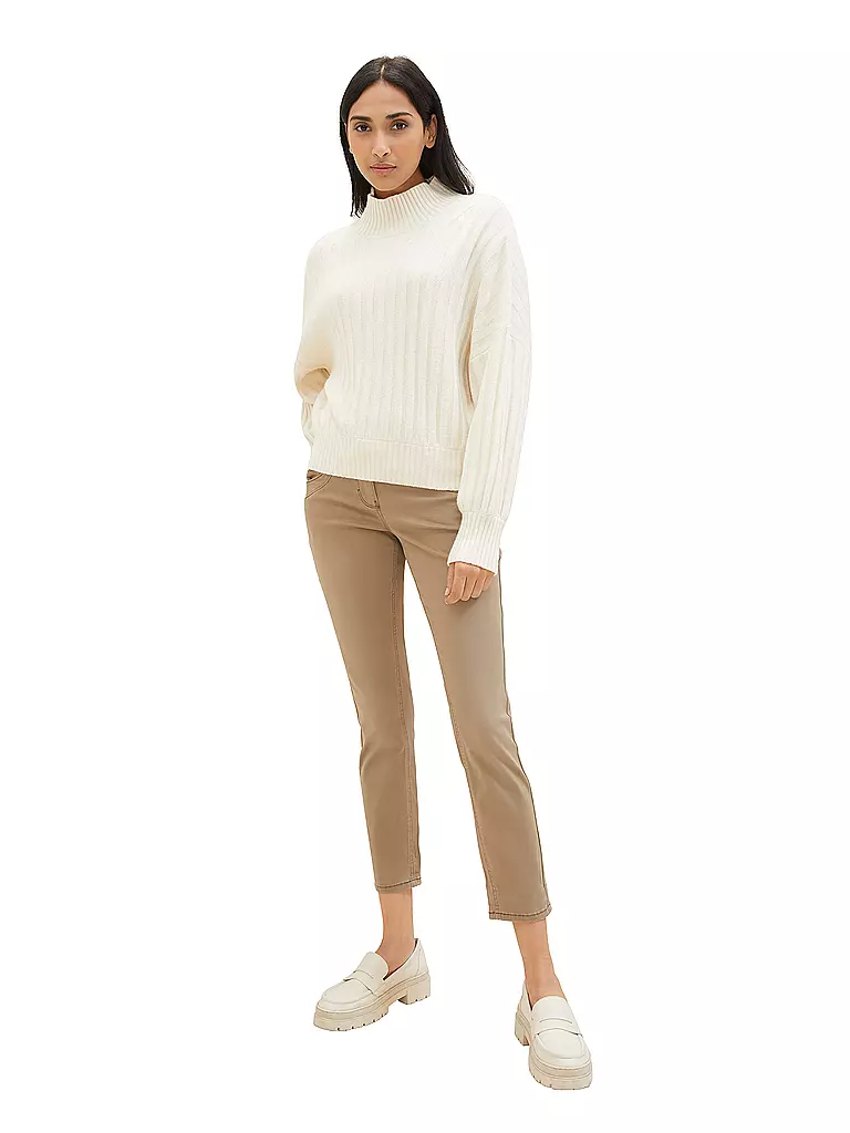 TOM TAILOR | Pantalón Tapered Relaxed Fit | camel