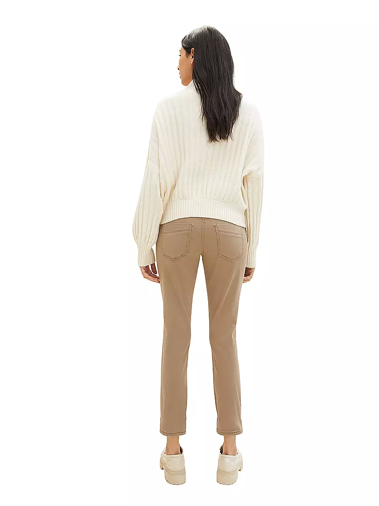 TOM TAILOR | Pantalón Tapered Relaxed Fit | camel