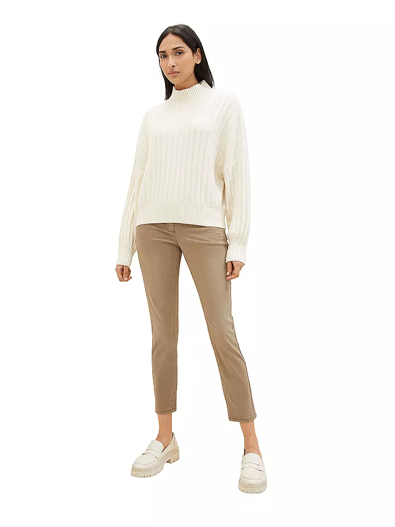 TOM TAILOR | Pantalón Tapered Relaxed Fit | camel