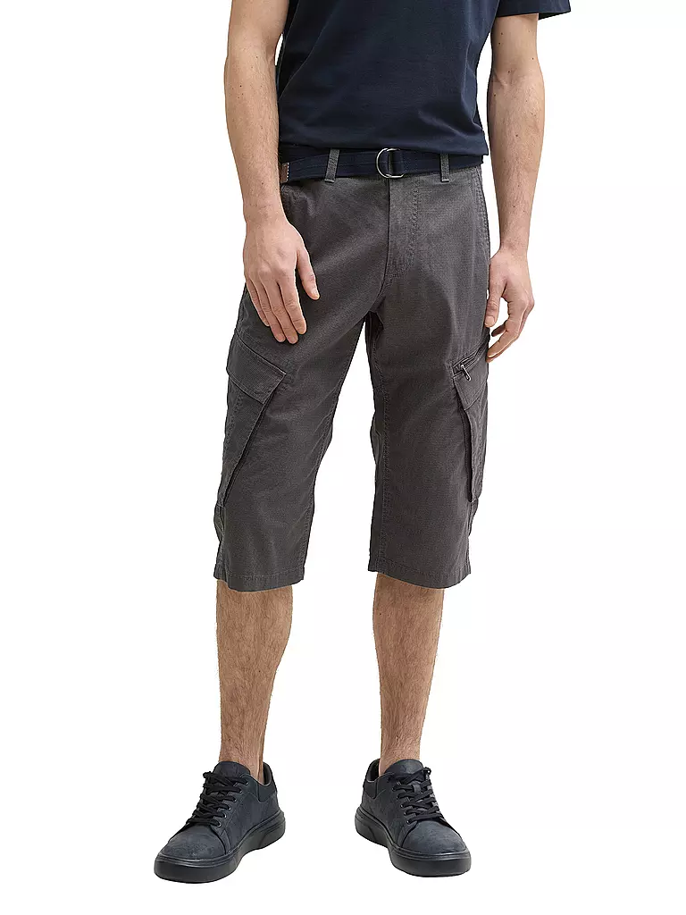 TOM TAILOR | Pantalones cargo cortos | Gris