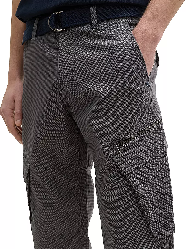 TOM TAILOR | Pantalones cargo cortos | Gris