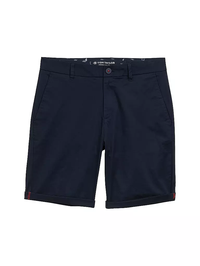 TOM TAILOR | Pantalones cortos chinos | Azul oscuro