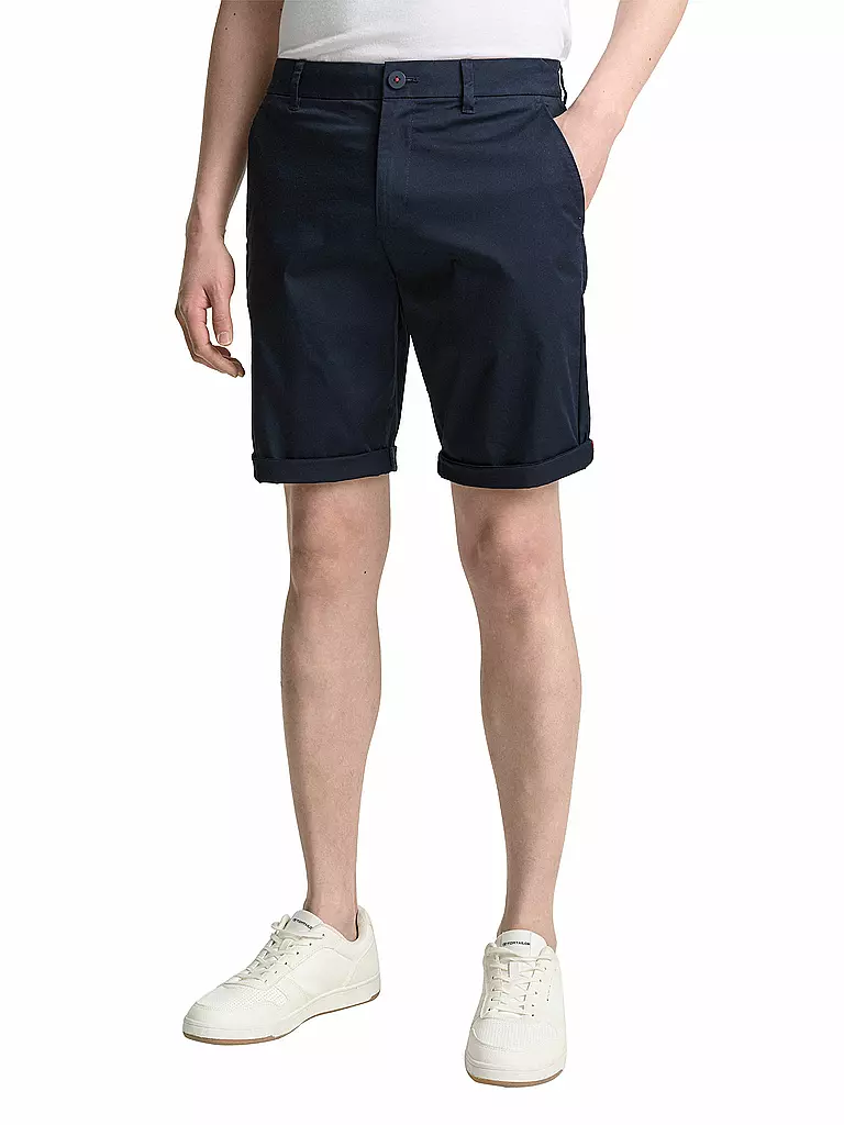 TOM TAILOR | Pantalones cortos chinos | Azul oscuro