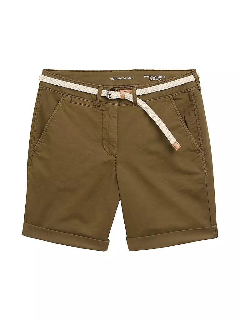 TOM TAILOR | Pantalones cortos | Oliva