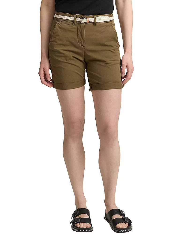 TOM TAILOR | Pantalones cortos | Oliva
