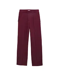 TOM TAILOR | Pantalones de vestir | Rojo oscuro
