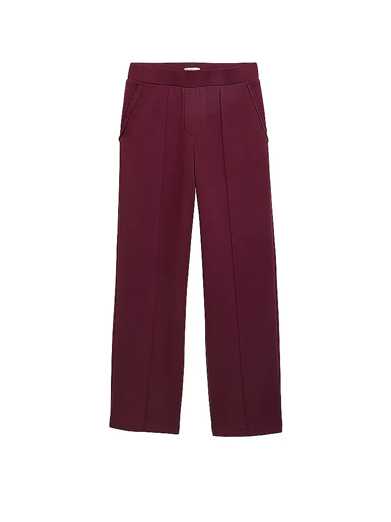 TOM TAILOR | Pantalones de vestir | dunkelrot