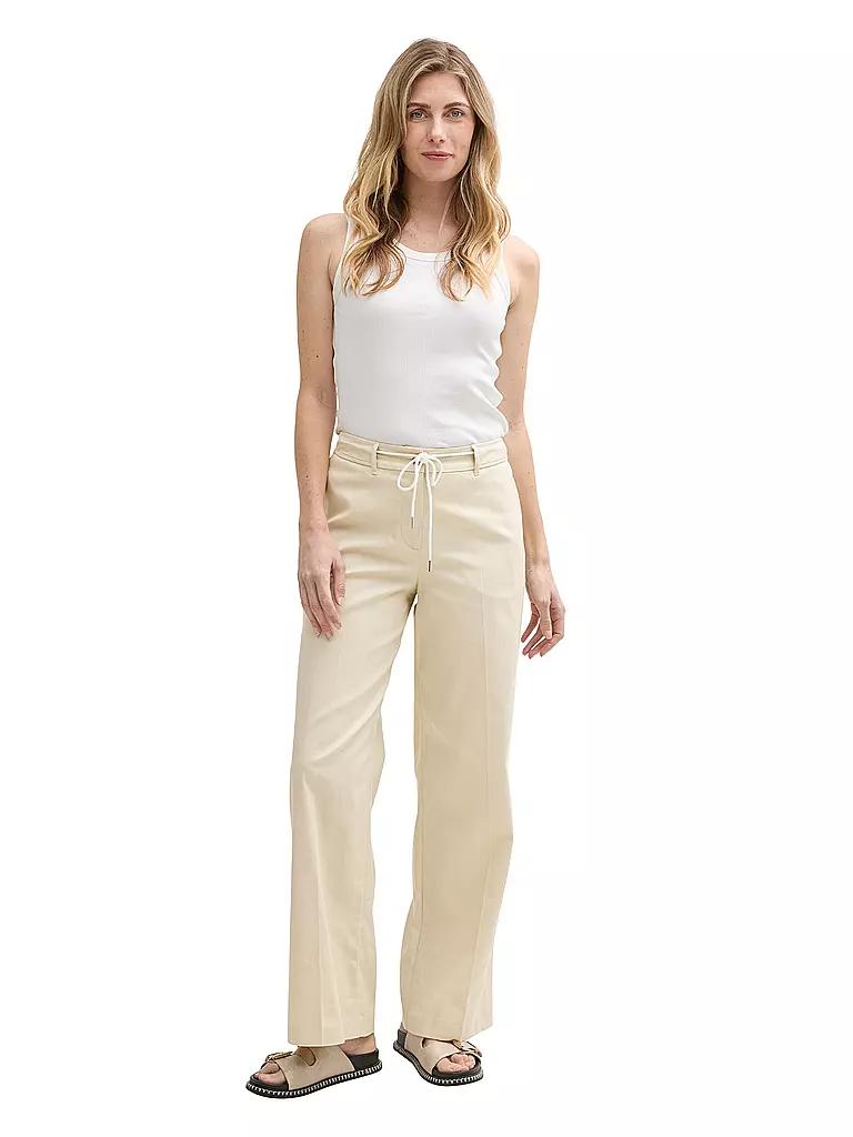TOM TAILOR | Pantalones Marlene | Crema