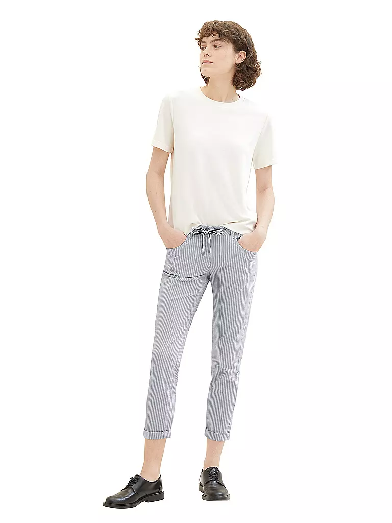 TOM TAILOR | Pantalones Tapered Fit | Azul