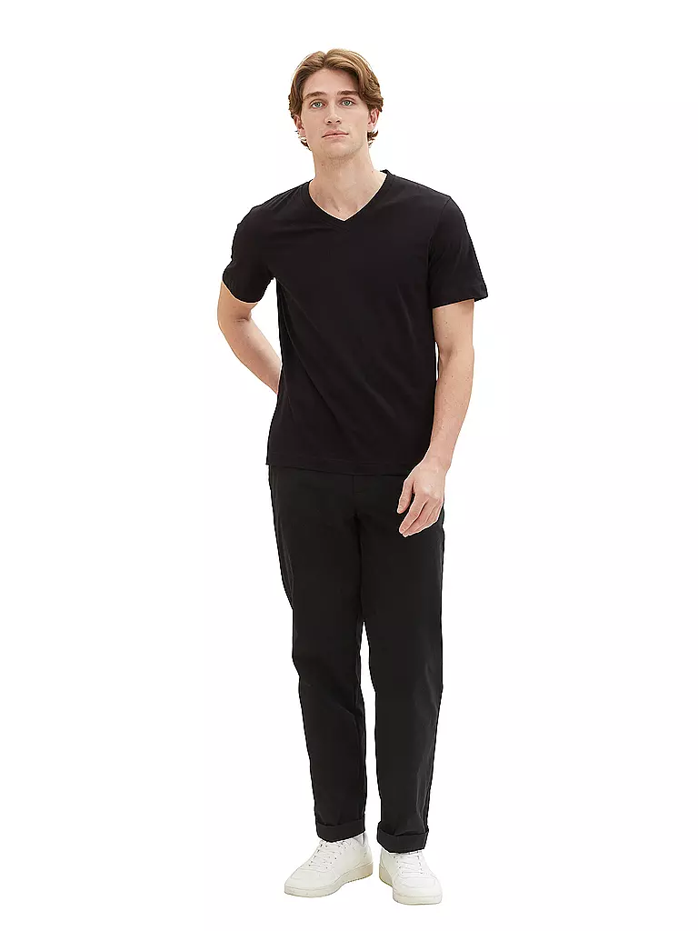 TOM TAILOR | Paquete de 2 camisetas | Negro