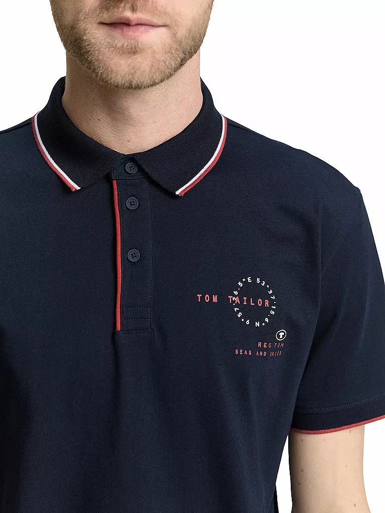 TOM TAILOR | Polo | Azul oscuro
