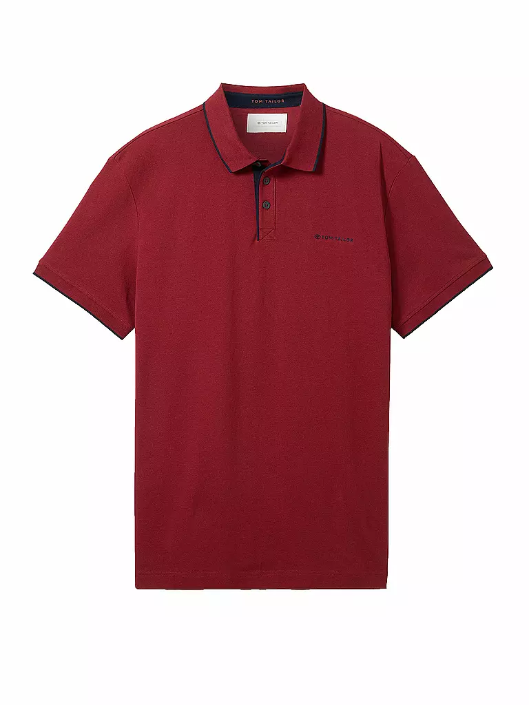 TOM TAILOR | Poloshirt Regular Fit | Rojo